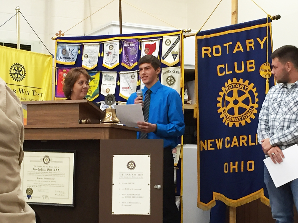 Eben Named Octobers Rotary Student